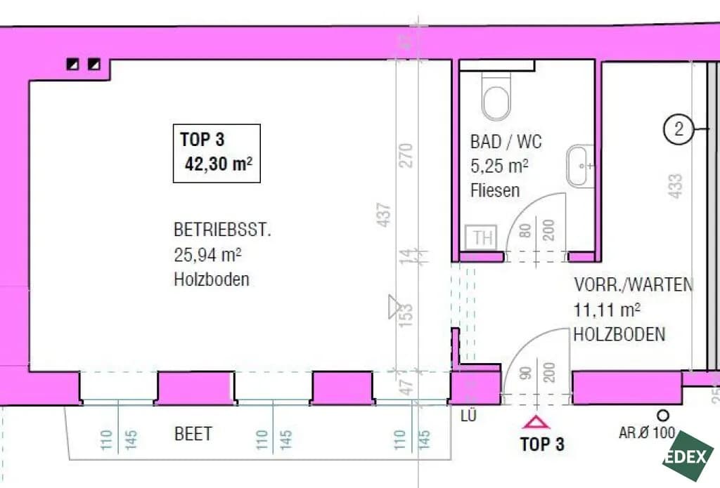 1-Zimmer-Gewerbeimmobilie kaufen in Wien – 42 m², € 199.000 – Bild 16 von 16