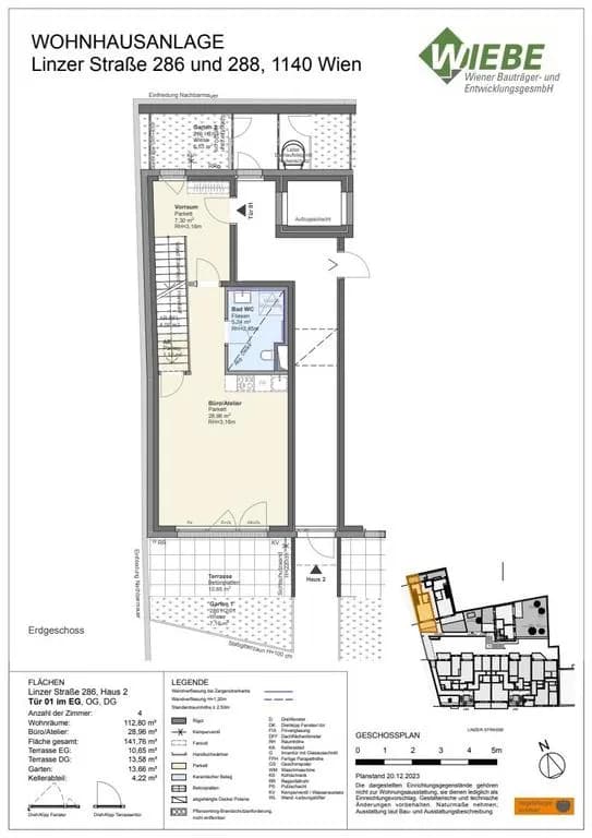 4-Zimmer-Haus mieten in Wien – 141,76 m², € 2.635 – Bild 16 von 24
