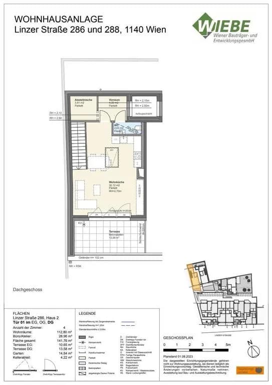 4-Zimmer-Haus mieten in Wien – 141,76 m², € 2.635 – Bild 18 von 24