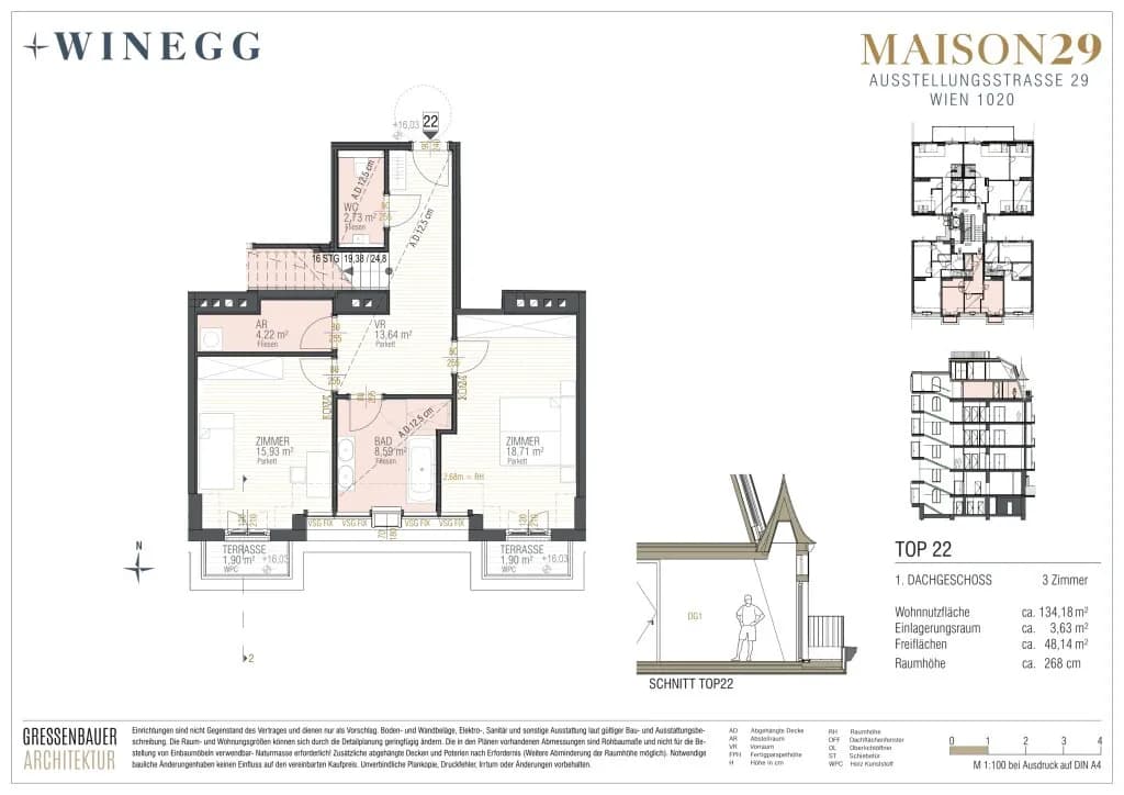 Immobilie kaufen in Wien – 134,18 m², € 2.222.700 – Bild 13 von 15