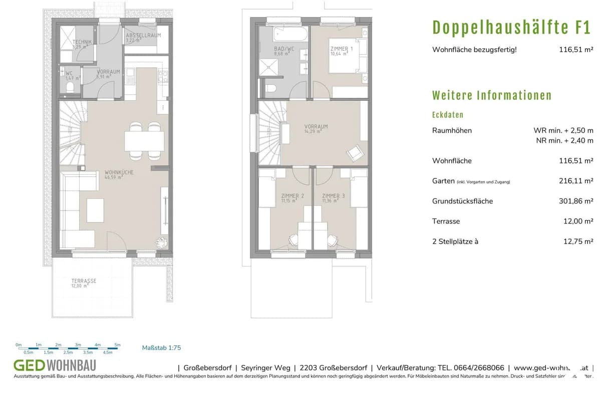 4-Zimmer-Haus kaufen in Mistelbach – 116,51 m², € 605.000 – Bild 5 von 5