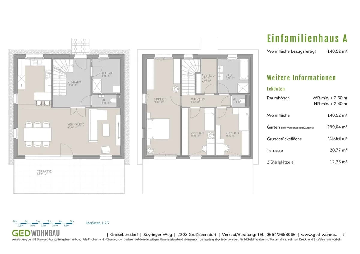 4-Zimmer-Haus kaufen in Mistelbach – 140,52 m², € 732.000 – Bild 6 von 6