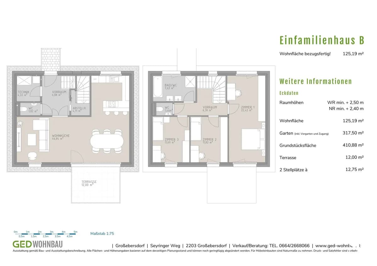 4-Zimmer-Haus kaufen in Mistelbach – 125,19 m², € 678.000 – Bild 5 von 5