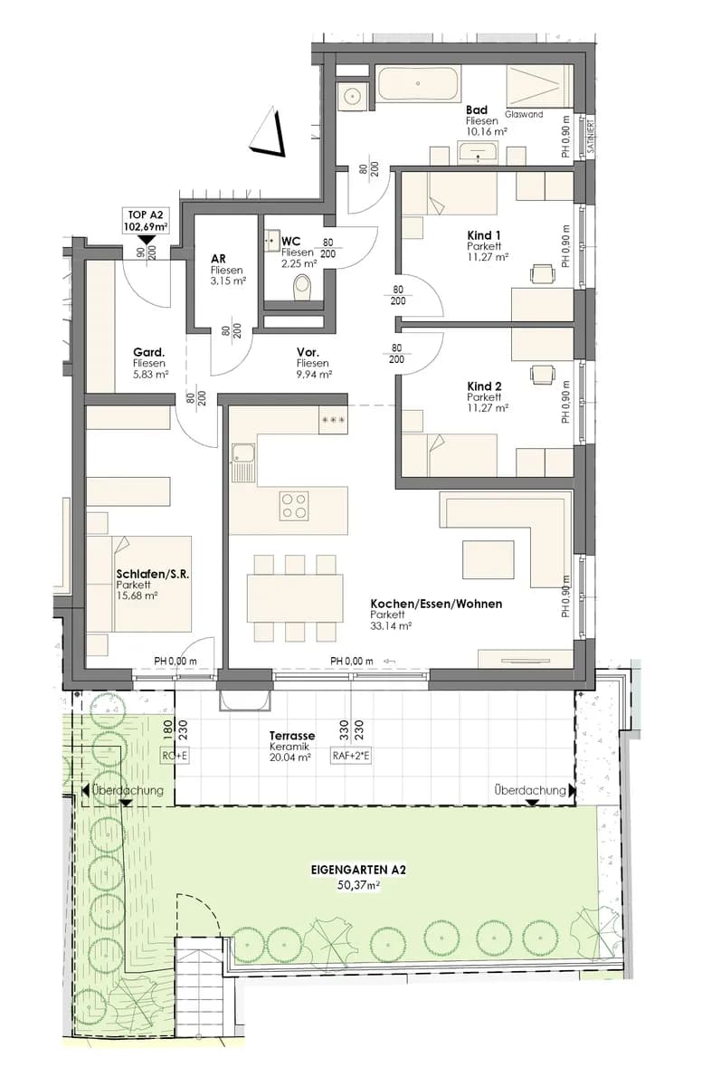 4-Zimmer-Wohnung kaufen in Urfahr-Umgebung – 103 m², € 529.000 – Bild 2 von 18