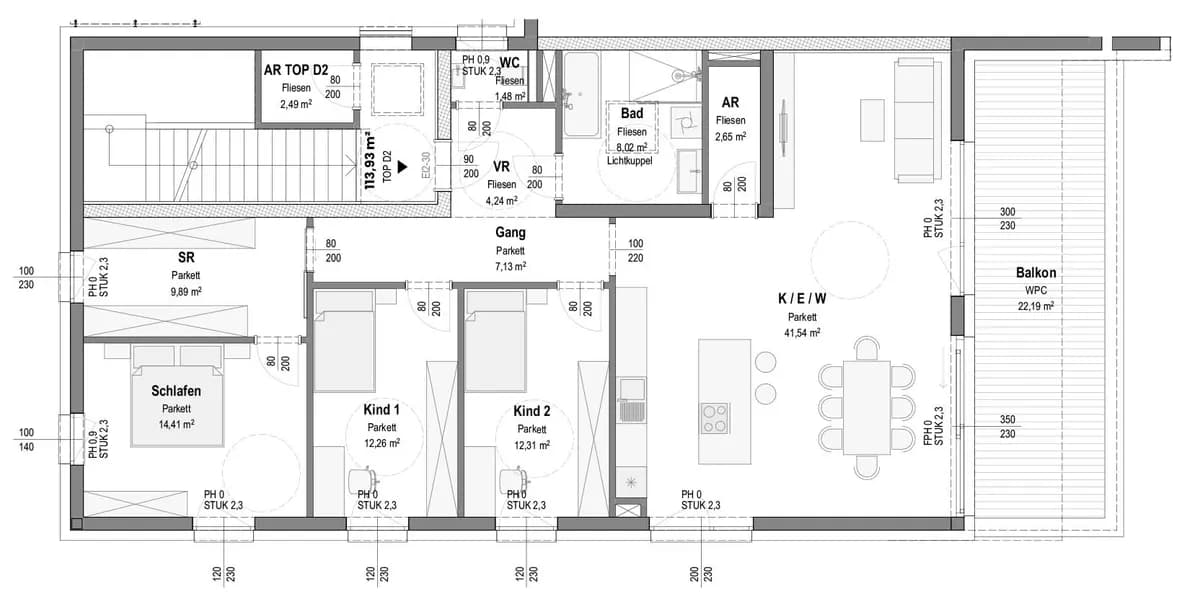 4-Zimmer-Wohnung kaufen in Gmunden – 120,33 m², € 1.059.000 – Bild 2 von 16