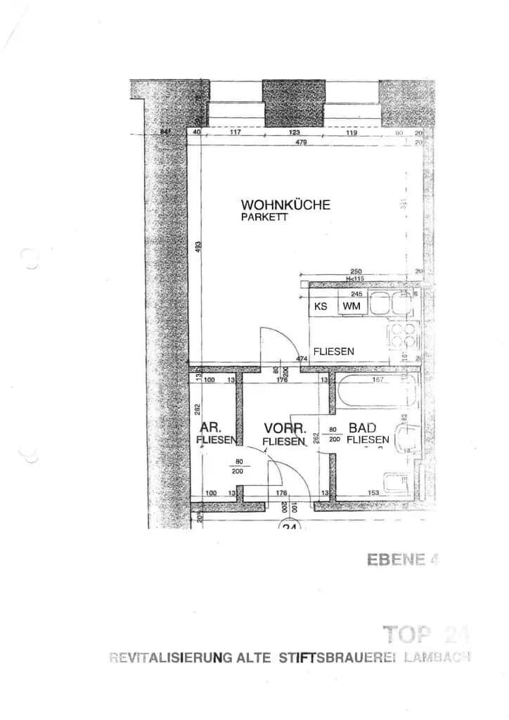 Wohnung mieten in Wels-Land – 35,73 m², € 458 – Bild 5 von 5