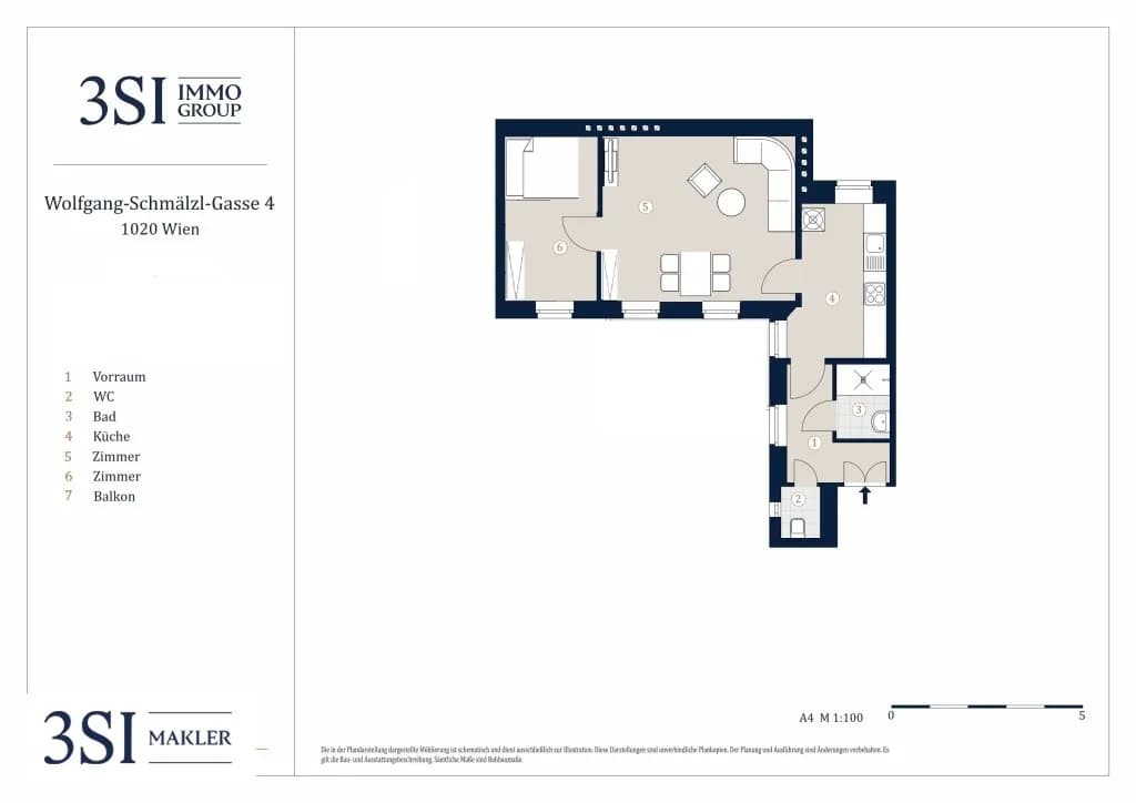 2-Zimmer-Wohnung kaufen in Wien – 45,88 m², € 229.000 – Bild 12 von 12