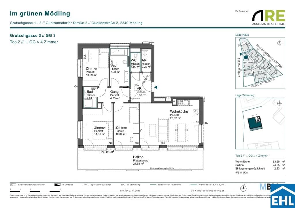 4-Zimmer-Wohnung kaufen in Mödling – 83,9 m², € 575.000 – Bild 10 von 10