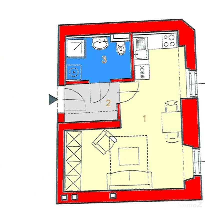 1-Zimmer-Wohnung mieten in Graz – 30 m², € 407