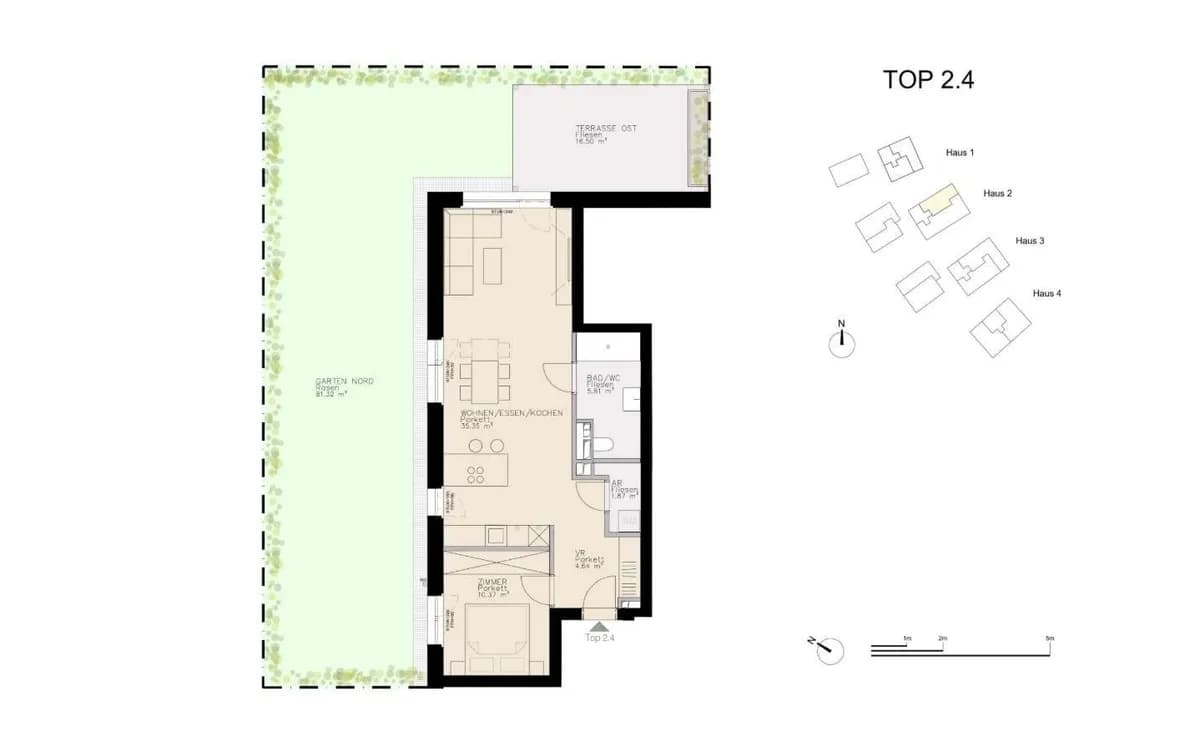 2-Zimmer-Wohnung kaufen in Linz – 58,04 m², € 495.000 – Bild 7 von 8