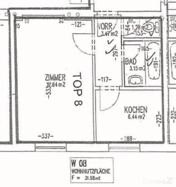 1-Zimmer-Wohnung kaufen in Graz – 31,98 m², € 84.900 – Bild 2 von 3