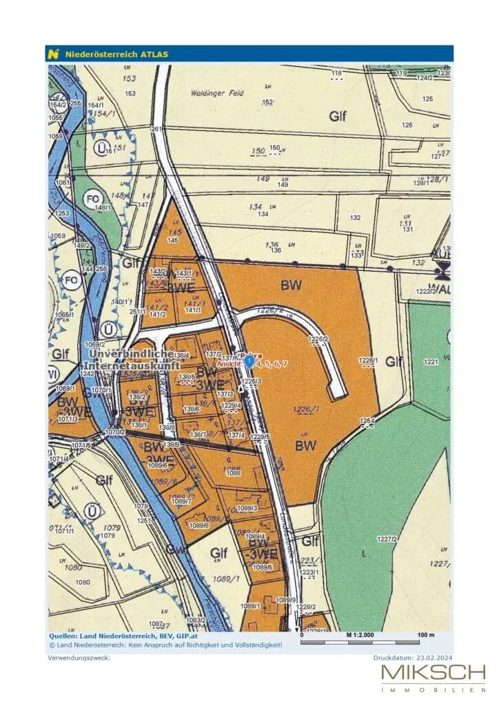 Grundstück kaufen in Sankt Pölten Land – 500 m², € 139 – Bild 3 von 6