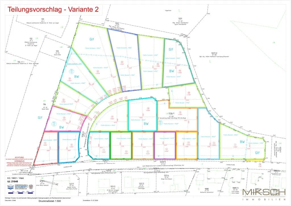 Grundstück kaufen in Sankt Pölten Land – 500 m², € 139 – Bild 6 von 6