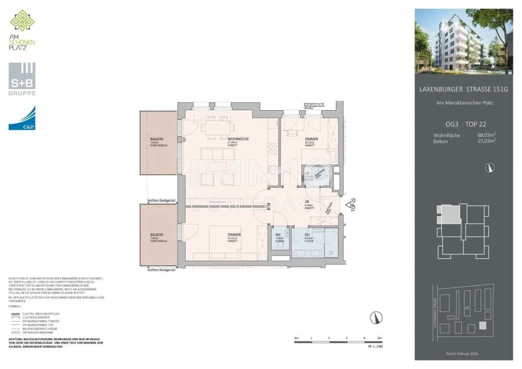3-Zimmer-Wohnung kaufen in Wien – 68,03 m², € 640.000 – Bild 11 von 11