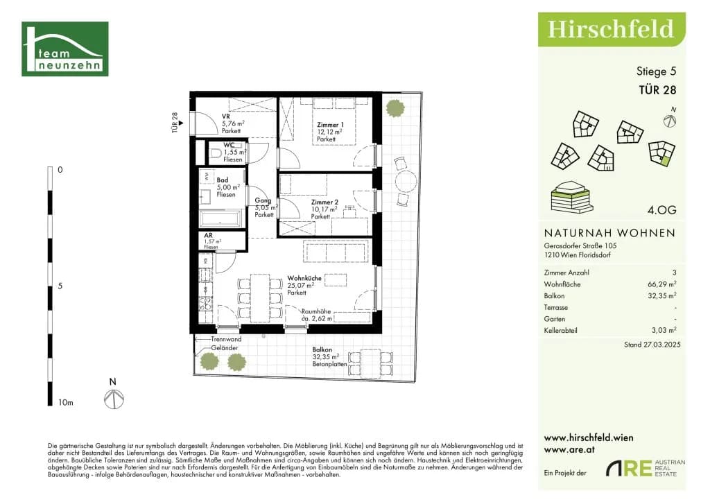 3-Zimmer-Wohnung kaufen in Wien – 66,29 m², € 417.000 – Bild 31 von 31
