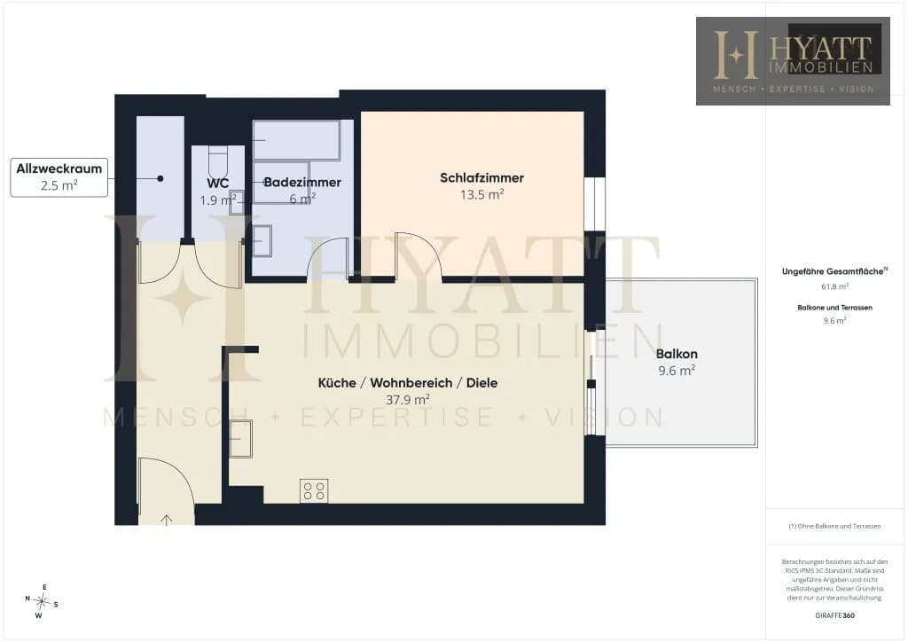 2-Zimmer-Wohnung mieten in Wien – 67 m², € 1.300 – Bild 12 von 12