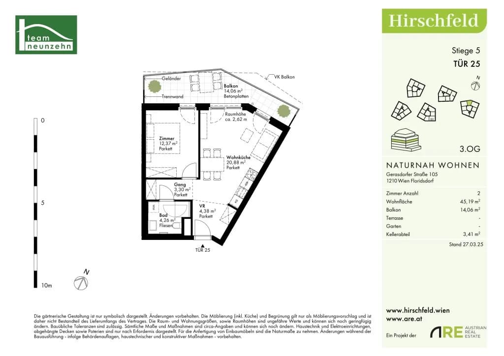 Immobilie kaufen in Wien – 45,19 m², € 244.000 – Bild 26 von 26