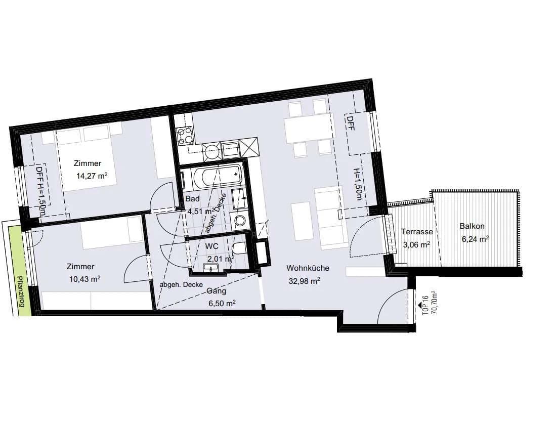 3-Zimmer-Wohnung kaufen in Wien – 70,7 m², € 738.500 – Bild 13 von 14