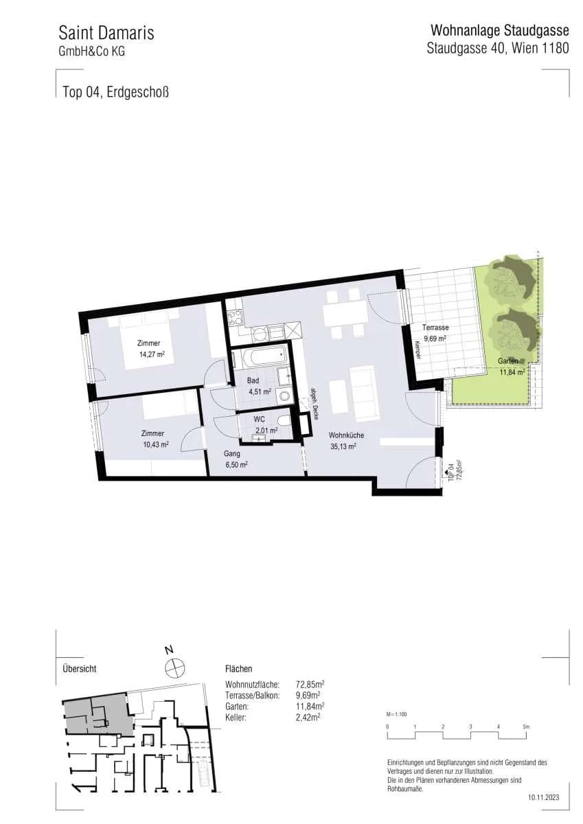 3-Zimmer-Wohnung kaufen in Wien – 72,85 m², € 519.600 – Bild 11 von 11