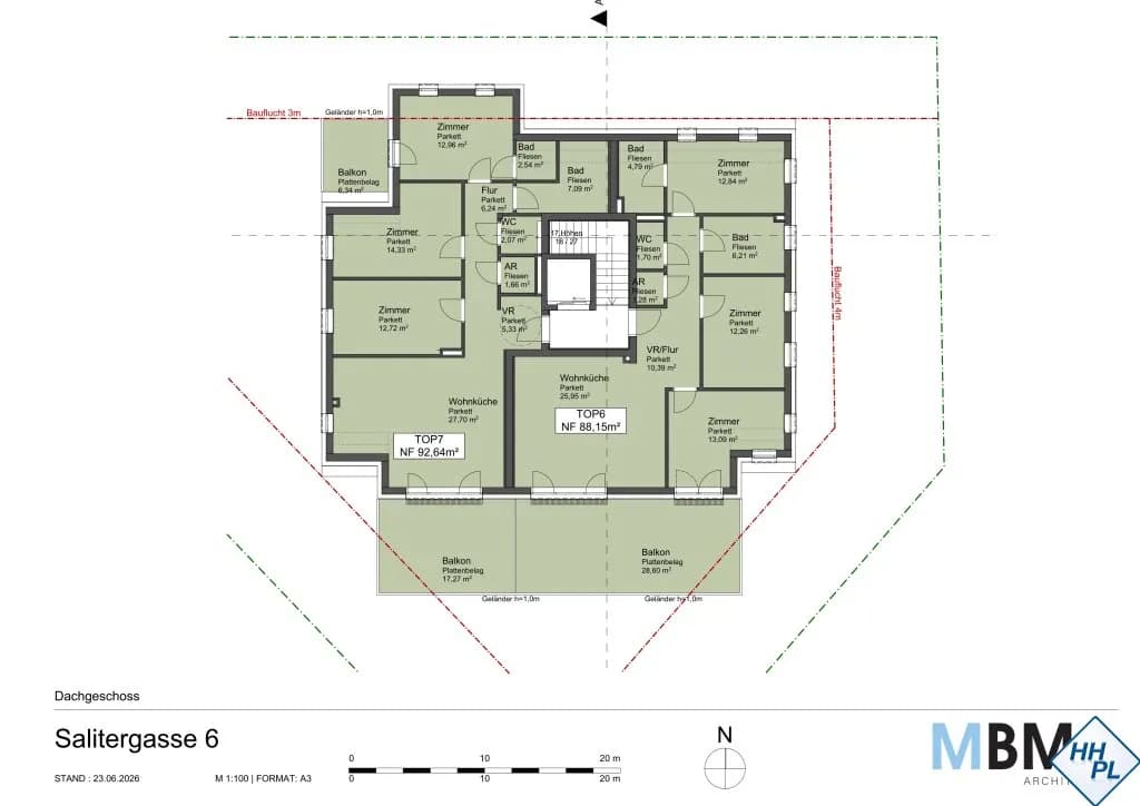 4-Zimmer-Wohnung kaufen in Mödling – 88,15 m², € 729.750 – Bild 8 von 8