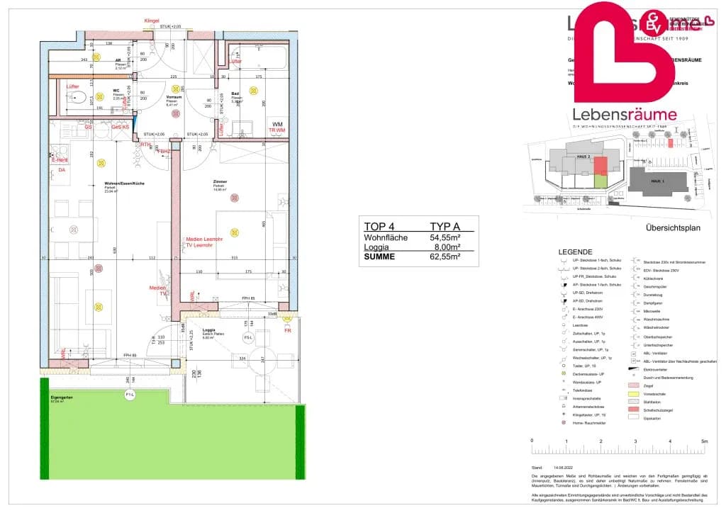 2-Zimmer-Wohnung kaufen in Kirchdorf an der Krems – 54,55 m², € 219.150 – Bild 9 von 9