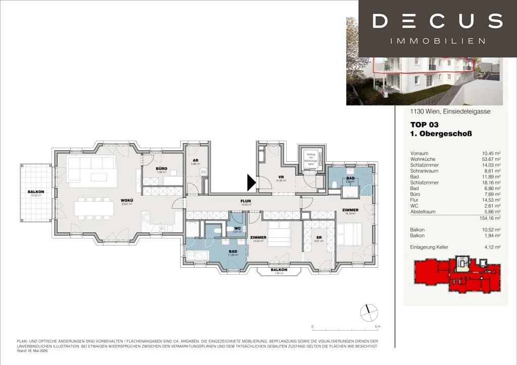 4-Zimmer-Wohnung mieten in Wien – 154,41 m², € 4.489 – Bild 9 von 11