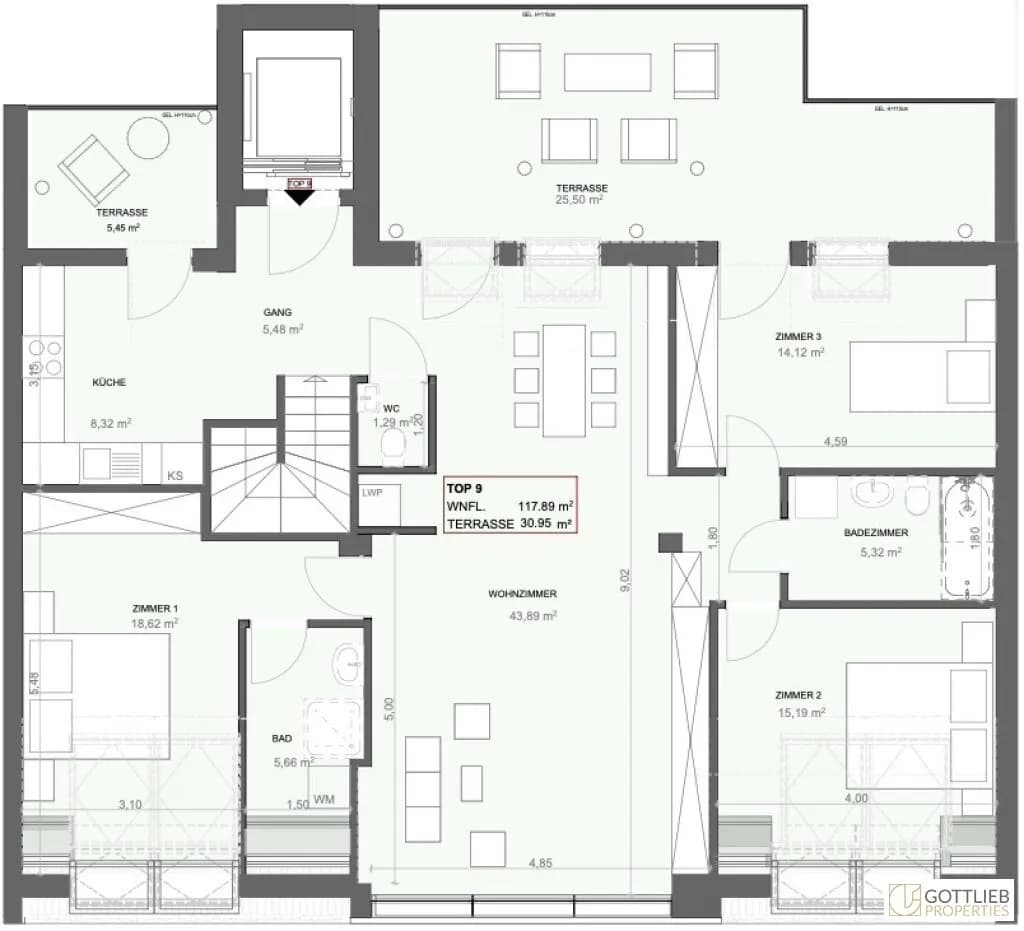 4-Zimmer-Wohnung kaufen in Wien – 117,89 m², € 949.000 – Bild 31 von 31