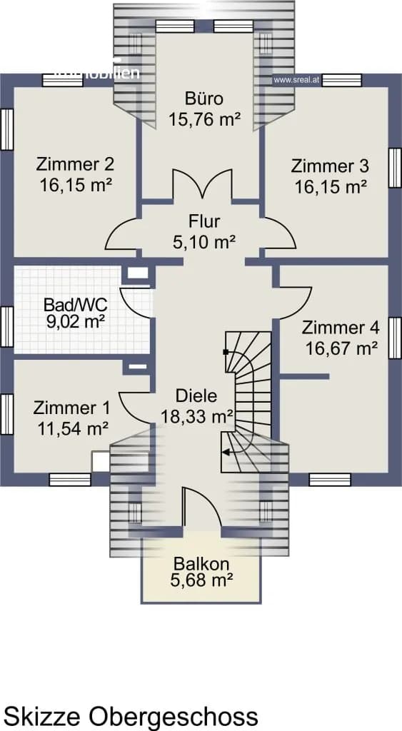6-Zimmer-Immobilie kaufen in Baden – 219 m², € 555.000 – Bild 14 von 14