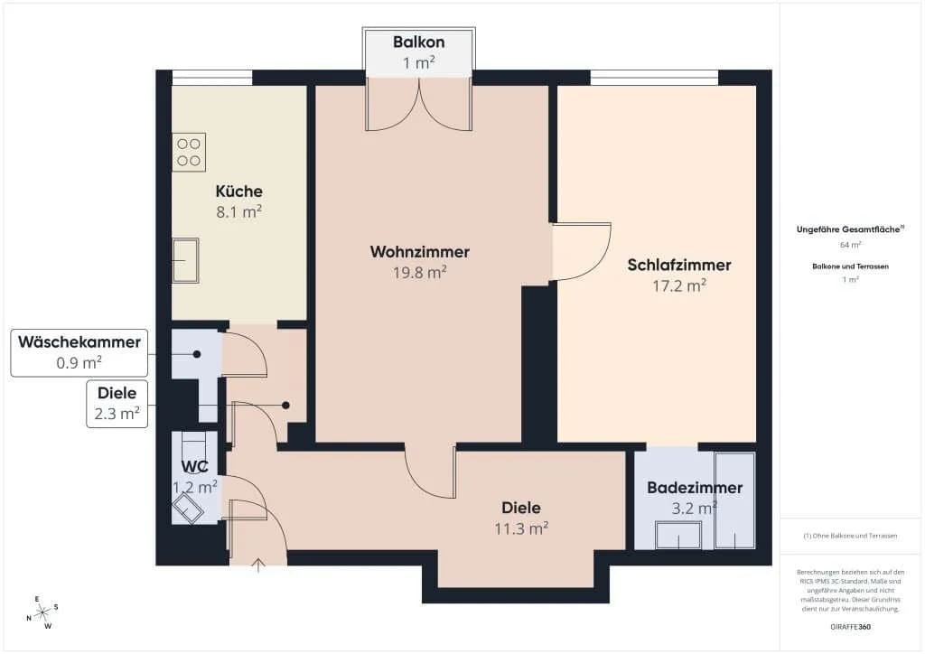 Wohnung kaufen in Wien – 64 m², € 349.000 – Bild 19 von 19