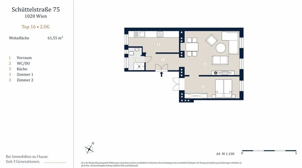 1-Zimmer-Wohnung kaufen in Wien – 57 m², € 319.000 – Bild 6 von 6