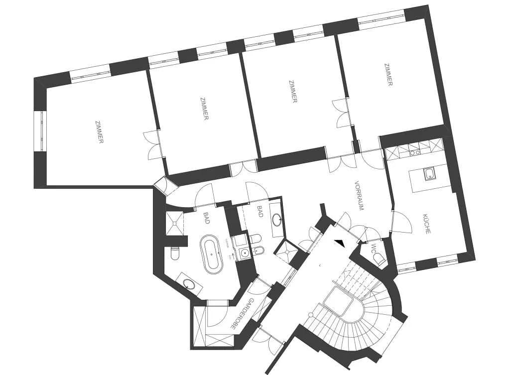 4-Zimmer-Wohnung mieten in Wien – 174 m², € 3.443 – Bild 13 von 13
