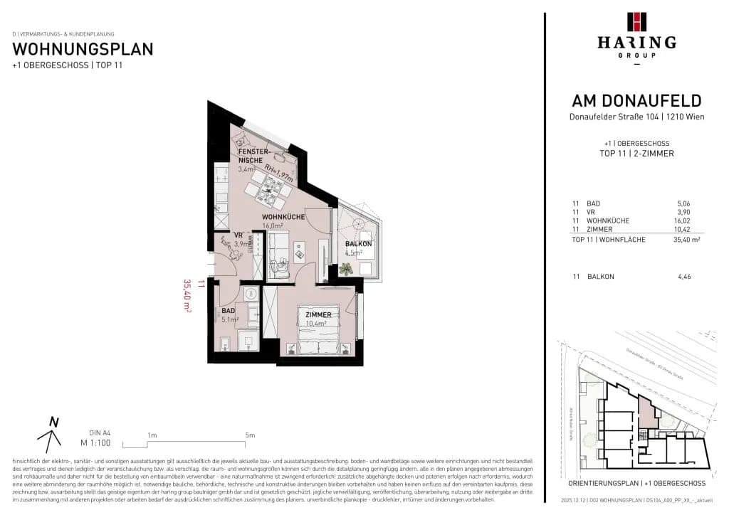 2-Zimmer-Wohnung kaufen in Wien – 35,4 m², € 239.500 – Bild 11 von 11