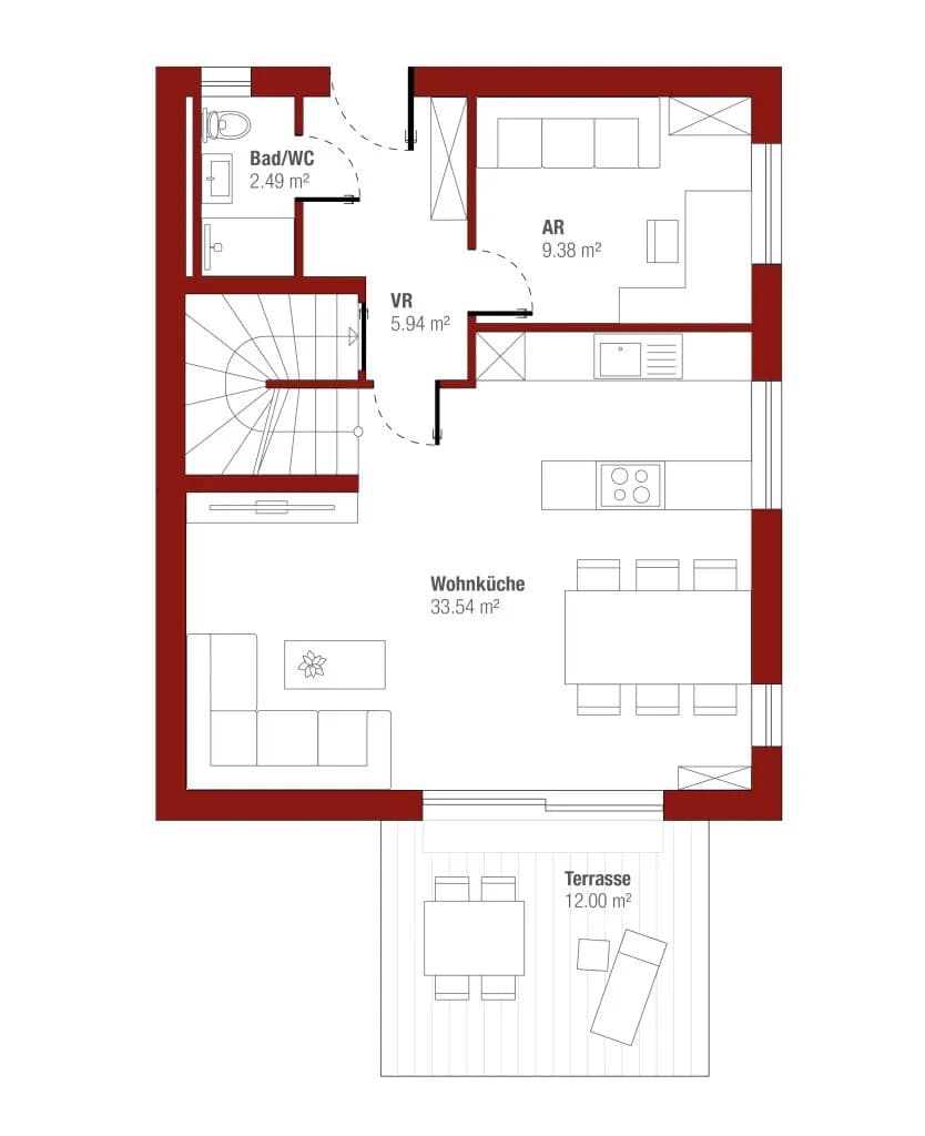 5-Zimmer-Haus kaufen in Gänserndorf – 108 m², € 579.900 – Bild 2 von 5