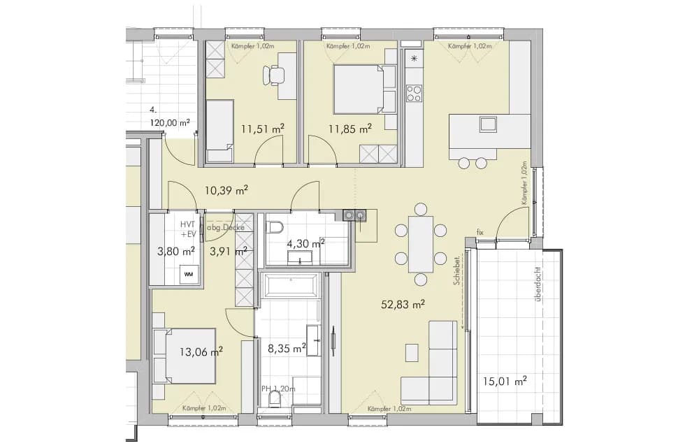4-Zimmer-Wohnung kaufen in Kufstein – 120 m², € 1.150.000 – Bild 8 von 8