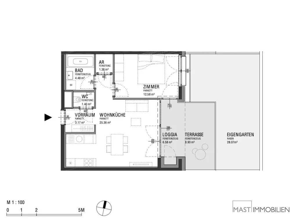 2-Zimmer-Wohnung kaufen in Wien – 54,95 m², € 370.000 – Bild 11 von 11