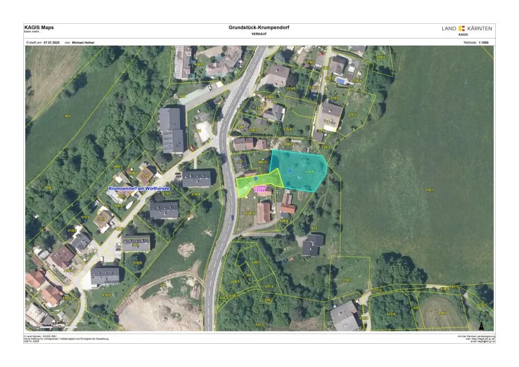 Grundstück kaufen in Klagenfurt Land – 1 515 m², € 249.000 – Bild 9 von 10