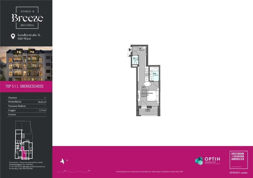 1-Zimmer-Wohnung kaufen in Wien – 30,03 m², € 221.002 – Bild 13 von 14
