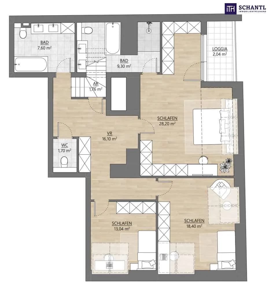 5-Zimmer-Wohnung kaufen in Wien – 166,09 m², € 2.150.000 – Bild 13 von 14