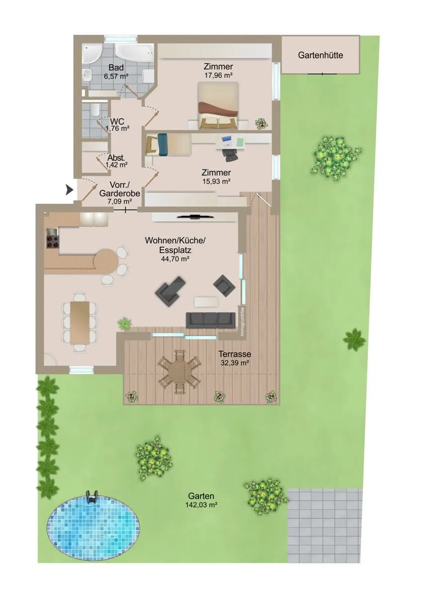 3-Zimmer-Wohnung kaufen in Klagenfurt – 95,35 m², € 419.800 – Bild 14 von 15