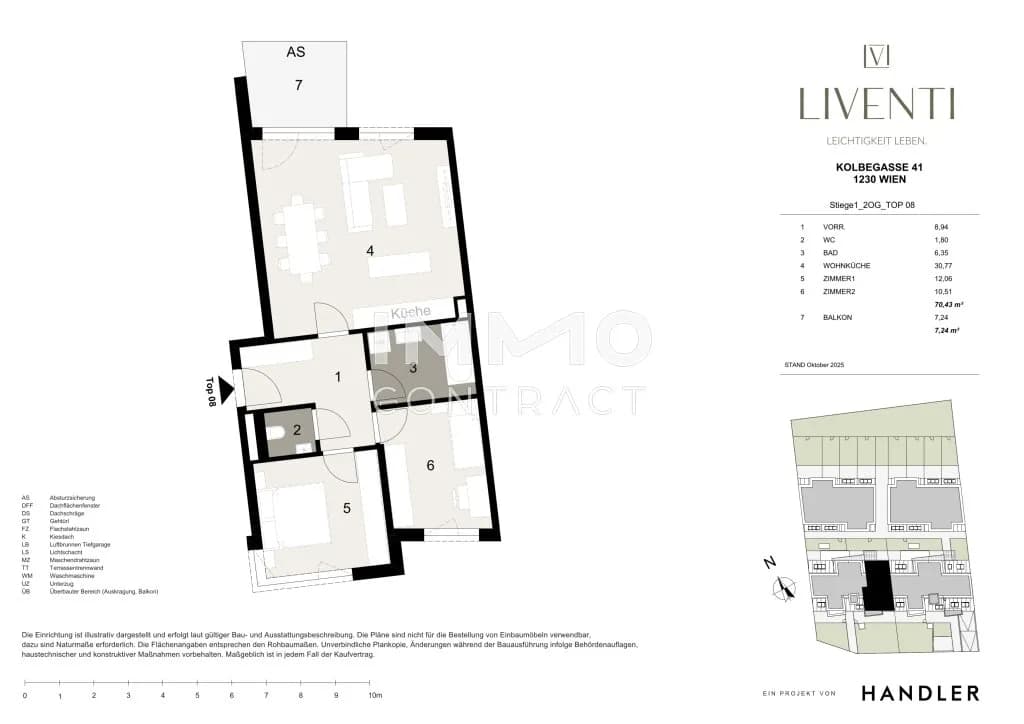3-Zimmer-Wohnung kaufen in Wien – 70,43 m², € 449.000 – Bild 10 von 10