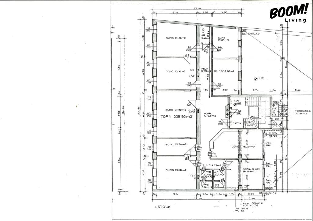 7-Zimmer-Gewerbeimmobilie mieten in Wien – 230 m², € 3.911 – Bild 40 von 40