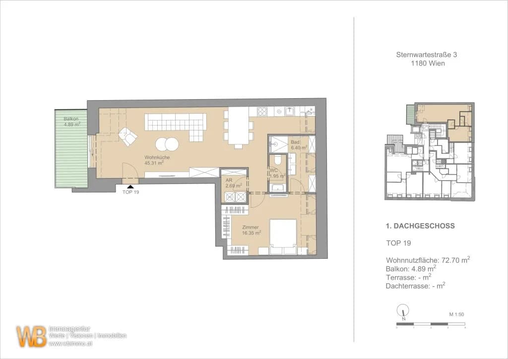 2-Zimmer-Wohnung kaufen in Wien – 74 m², € 810.000 – Bild 21 von 21