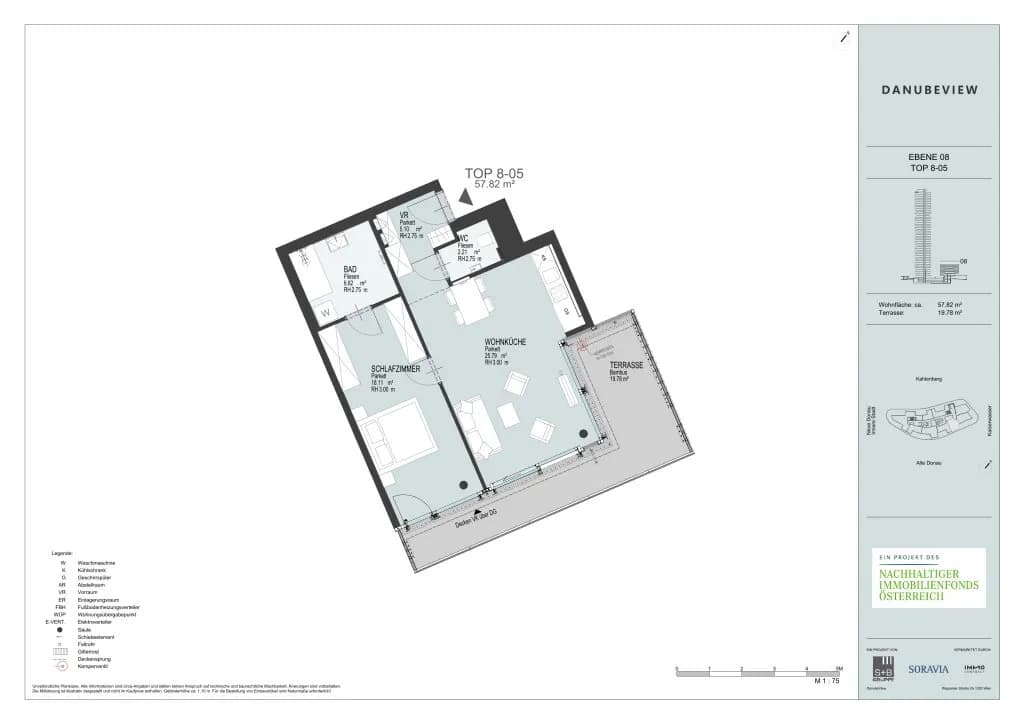 2-Zimmer-Wohnung mieten in Wien – 57,82 m², € 1.759 – Bild 13 von 13