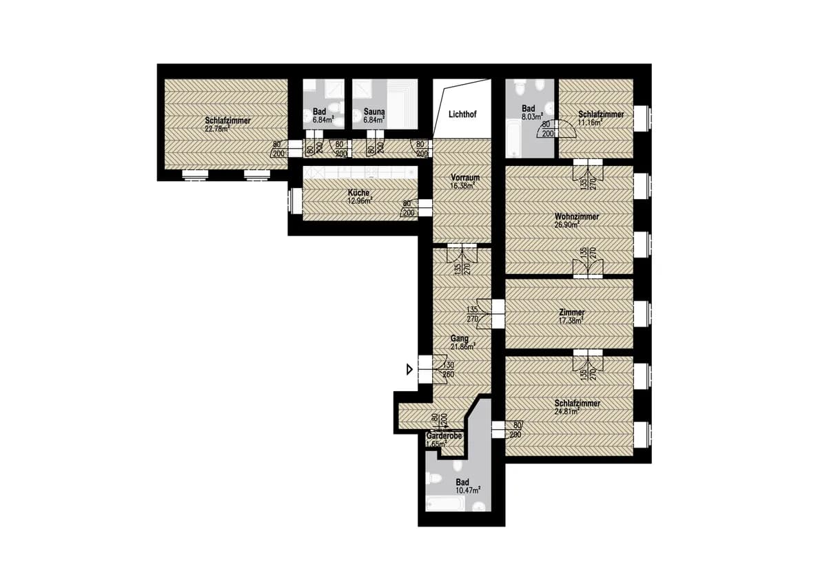4-Zimmer-Wohnung kaufen in Wien – 206,23 m², € 2.682.000 – Bild 15 von 15