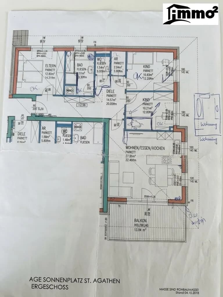 Wohnung kaufen in Villach – 87,5 m², € 485.000 – Bild 25 von 26