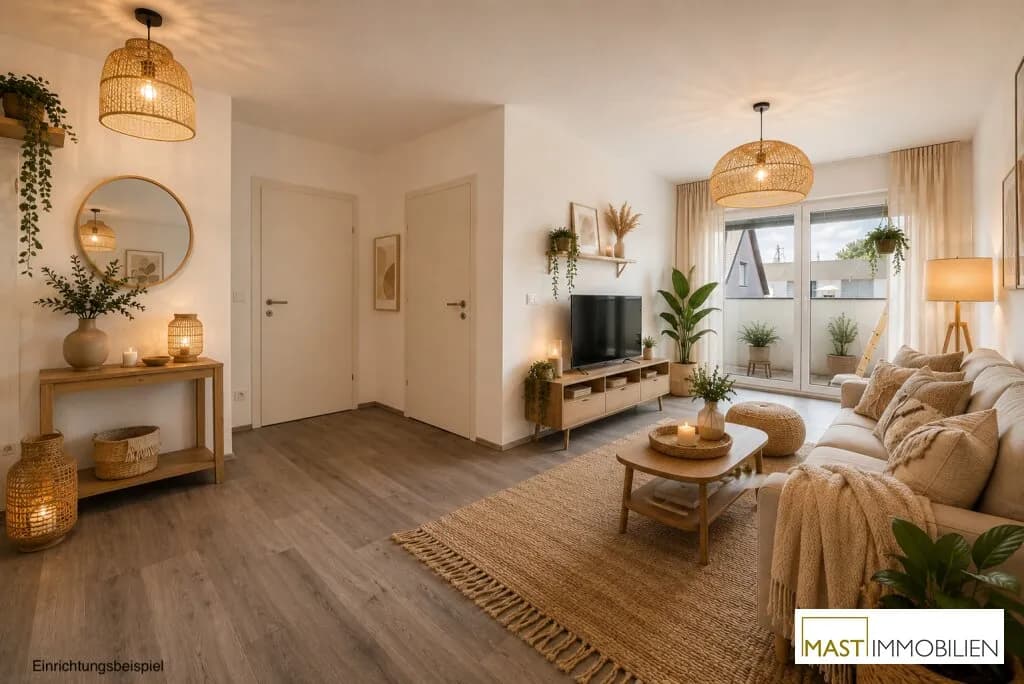 2-Zimmer-Wohnung mieten in Gänserndorf – 45,79 m², € 757