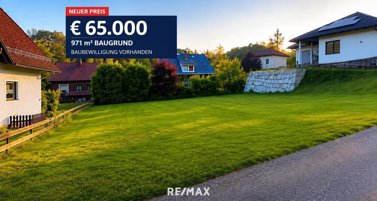 Grundstück kaufen in Rohrbach – 971 m², € 65.000