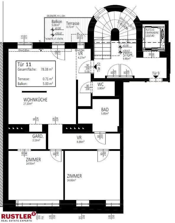 3-Zimmer-Wohnung kaufen in Wien – 78,38 m², € 569.000 – Bild 13 von 18