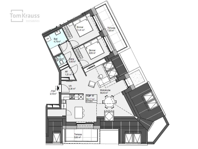 3-Zimmer-Wohnung kaufen in Wien – 94,17 m², € 780.000 – Bild 4 von 11