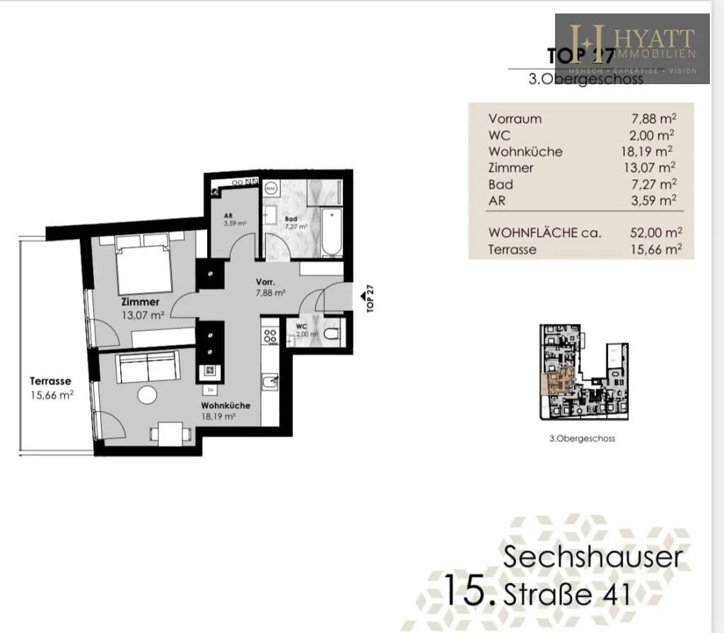 2-Zimmer-Wohnung kaufen in Wien – 52,66 m², € 349.733 – Bild 18 von 18